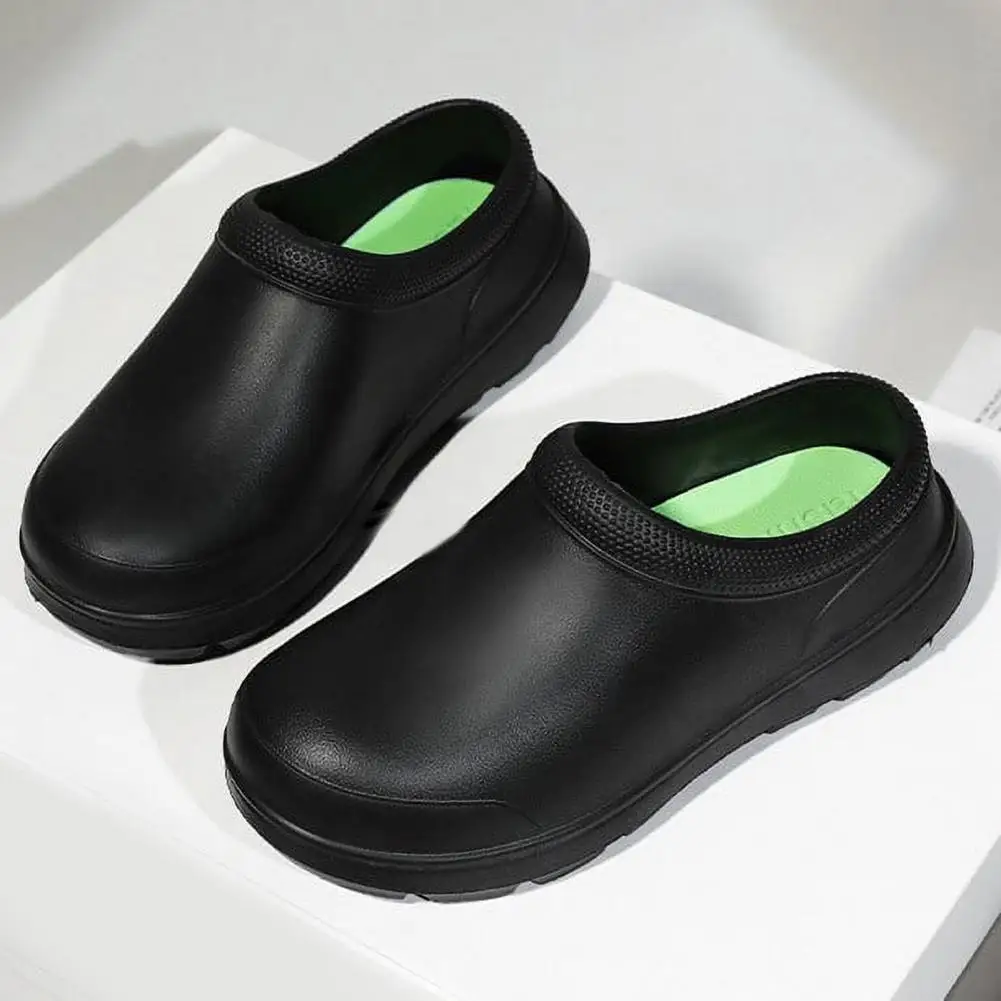 Plantillas antifatiga para Chef, plantillas cómodas para zapatos de trabajo, zapatos de trabajo antideslizantes impermeables para hombres y mujeres, aceite