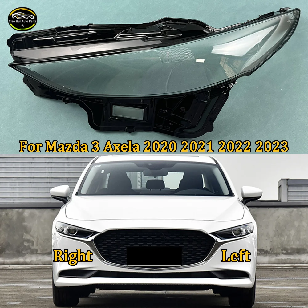 

Для Mazda 3 Axela 2020 2021 2022 2023: Прозрачная крышка фары, корпус фары, линза, замена оригинального плафона, плексиглас
