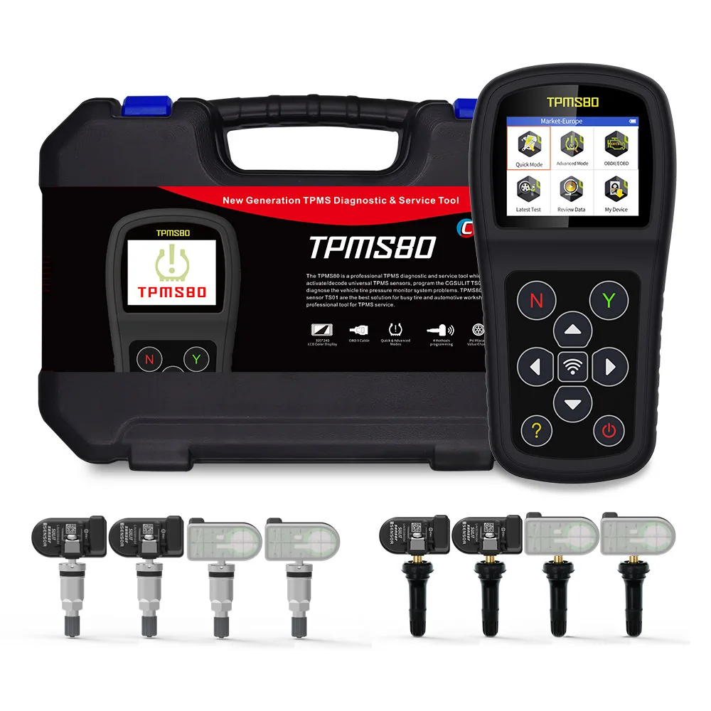 CGSulit TPMS80 Receives Both 315MHz & 433MHz Signals TPMS Programming Relearn Tool