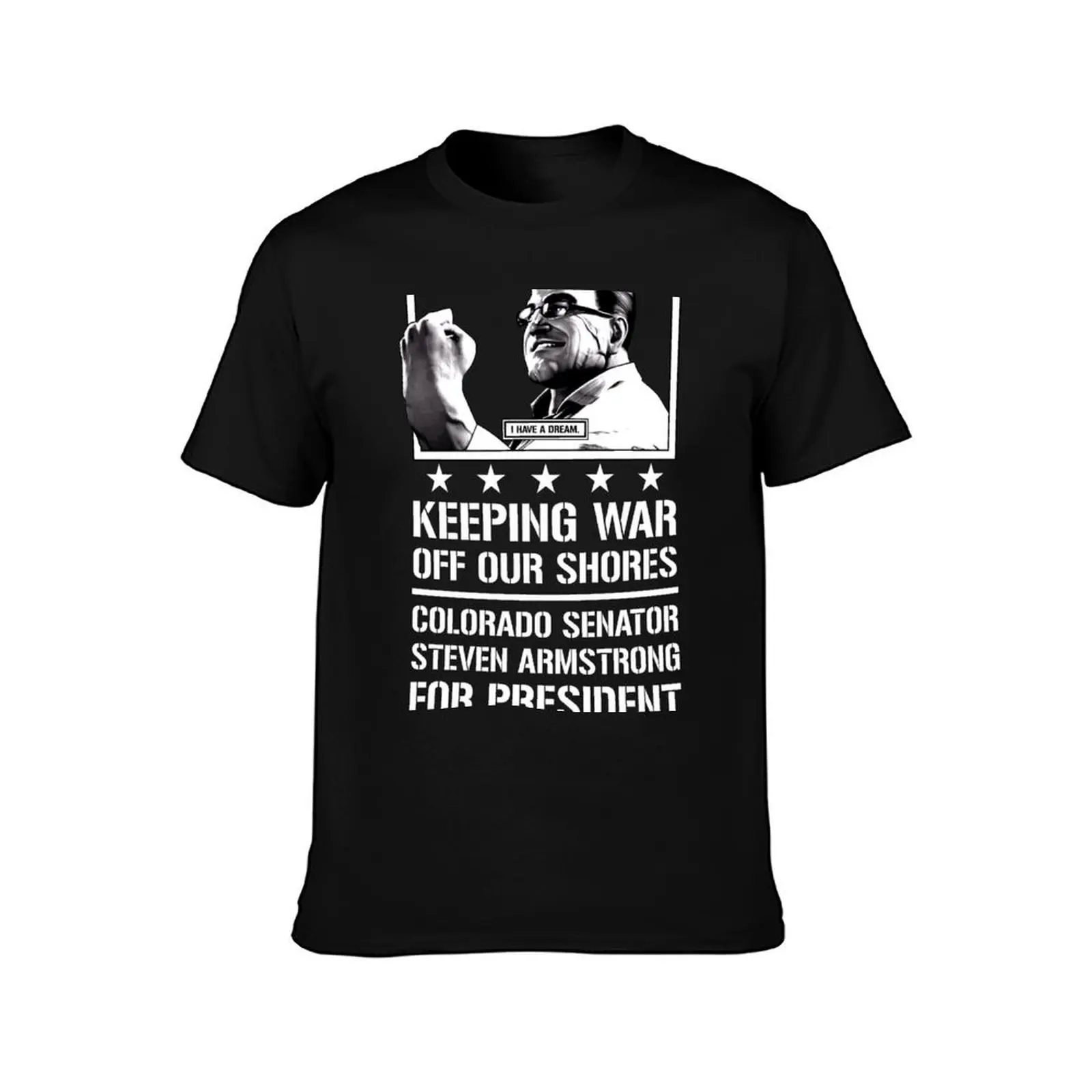 Senator Armstrong For President T-Shirt Stylish Graphic Short Sleeve Top T-Shirt