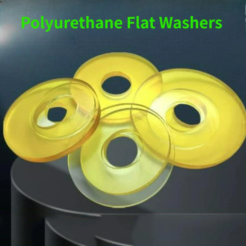 20/30pcs Polyurethane Flat Washers PU Elastic Buffer Shock Absorbing Gaskets Wear ID 10mm~20mm OD 14mm~44mm