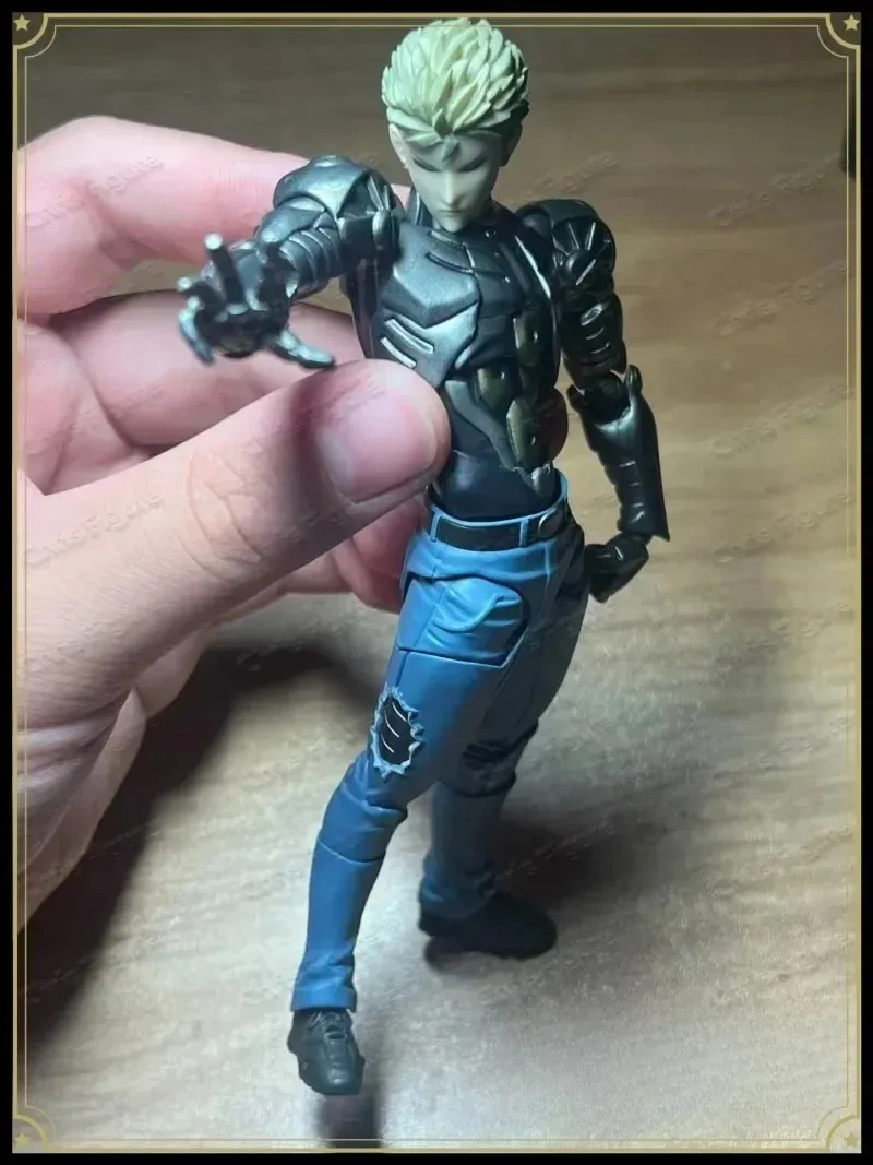 Em Estoque: Coleção de Figuras de Ação Kaiyodo Revoltech Miraculous Yamaguchi One Punch Man Genos - Presente