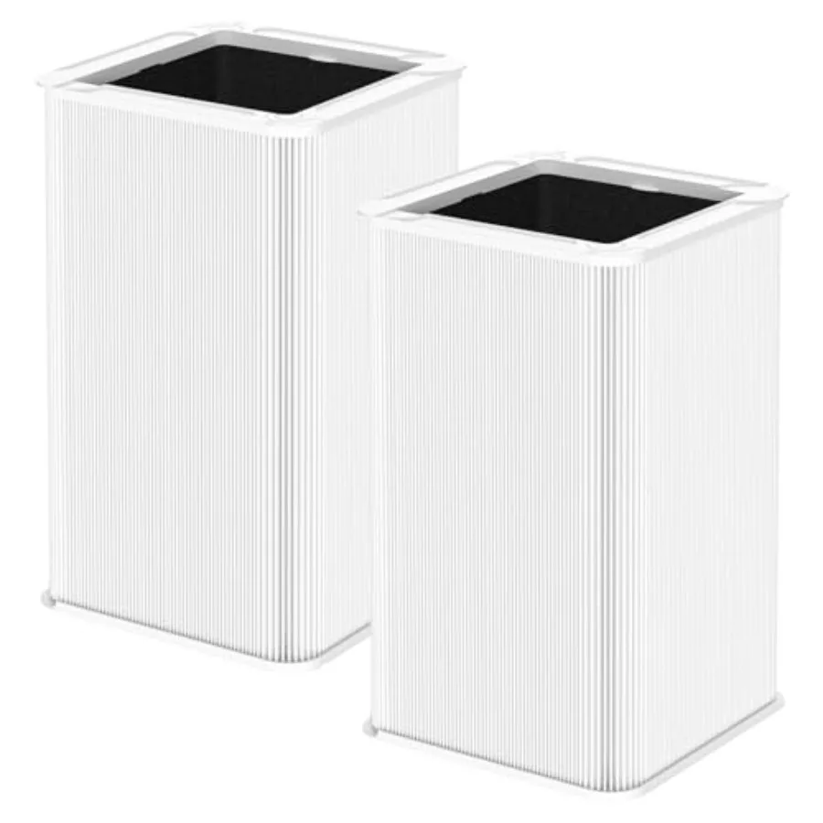 

2 Pack 121 Replacement Filt-er Compatible with Blue Pure 121 A-ir Purifi-er HEPA H13 Particle and Activated Carbon Filt-er