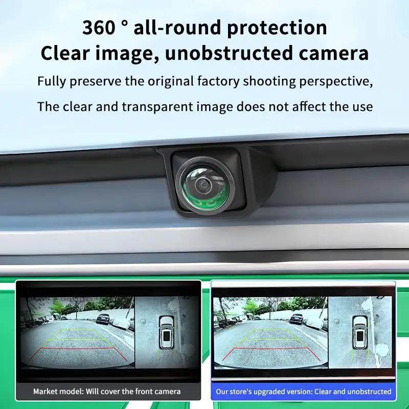 Backup Camera Protector Universal Car Rear Lens 2/10 PCS HD Clear AntiScratch Protection Shield for Parking Security