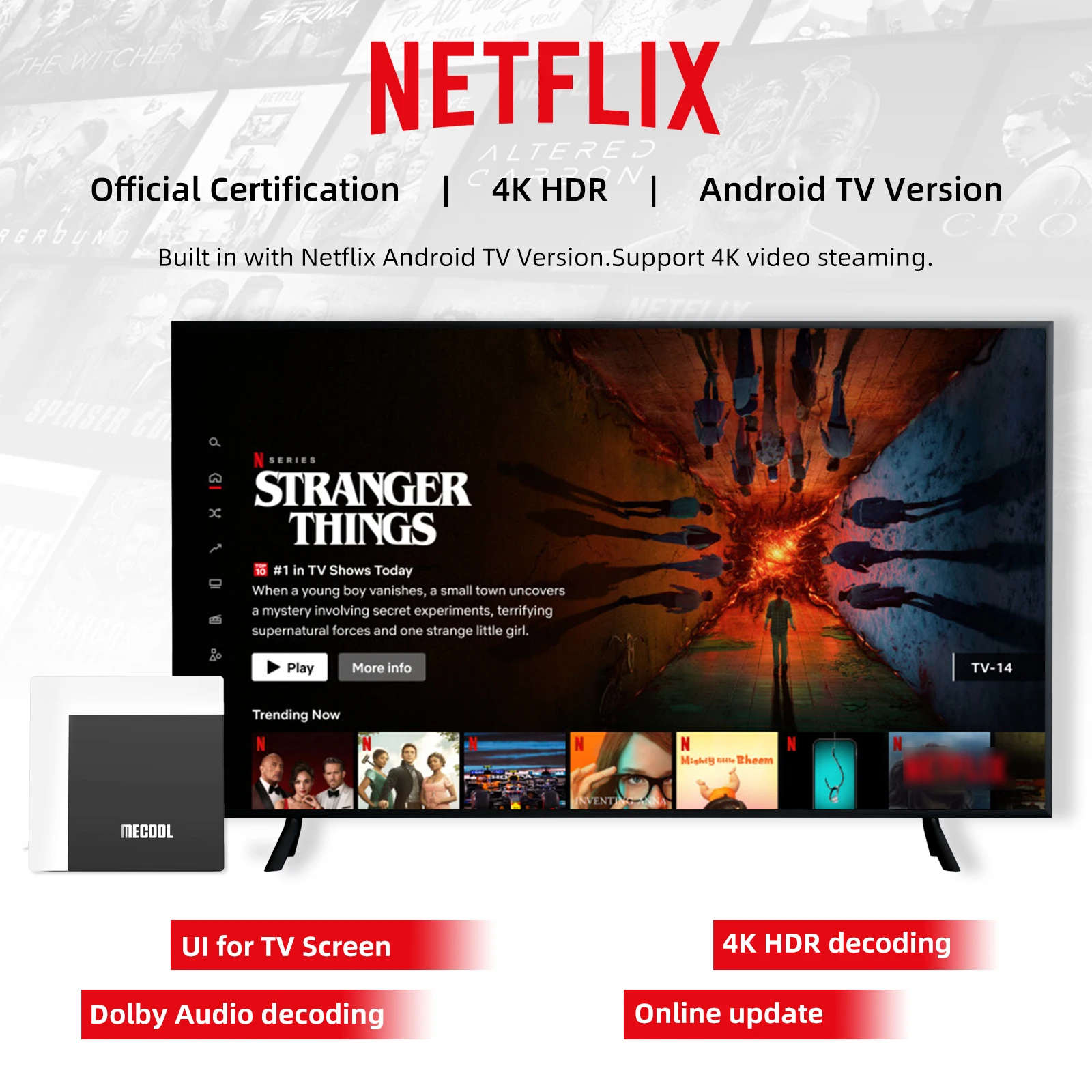 Năm 2023 Toàn Cầu Android TV Box KM7 Plus Android 11 Netflix 4K Google TV 2GB DDR4 16GB ROM100M mạng LAN Internet S905Y4 Giải Trí Truyền Thông