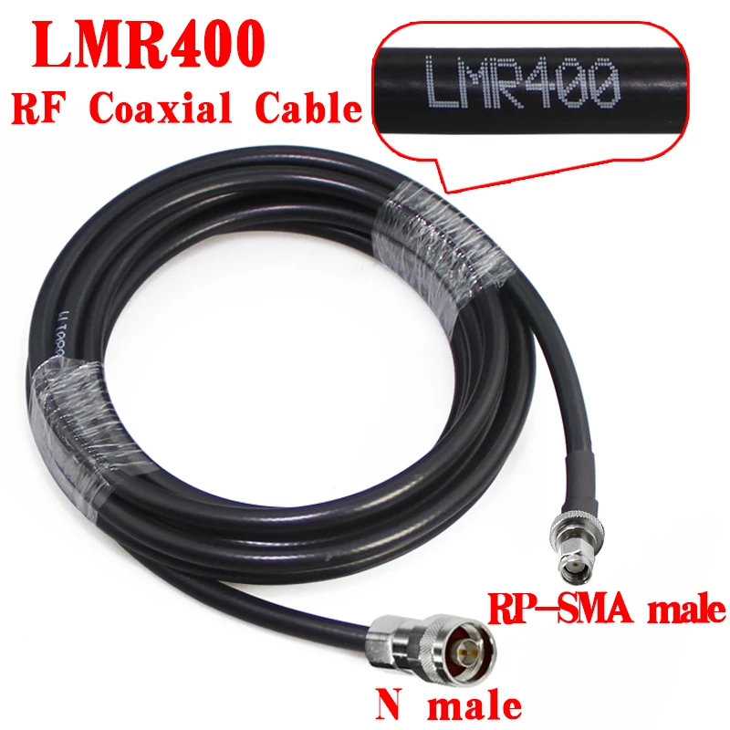 Imagem -04 - Cabo para Antena de Fibra de Vidro n Fêmea para Sma Macho Low Loss rf Coax Pigtail Jumper para Hélio Hotspot Bobcat Mineiro Lora 50 Ohms Lmr400