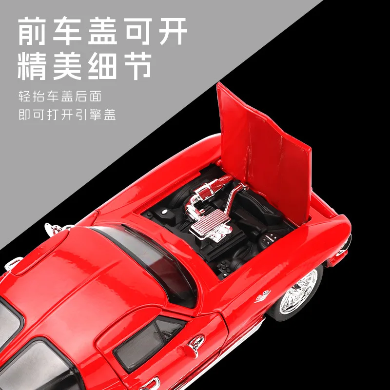 1:32 simulação liga modelo de carro esportivo som e luz puxar para trás carro de brinquedo das crianças diecast liga modelo de carro colecionável