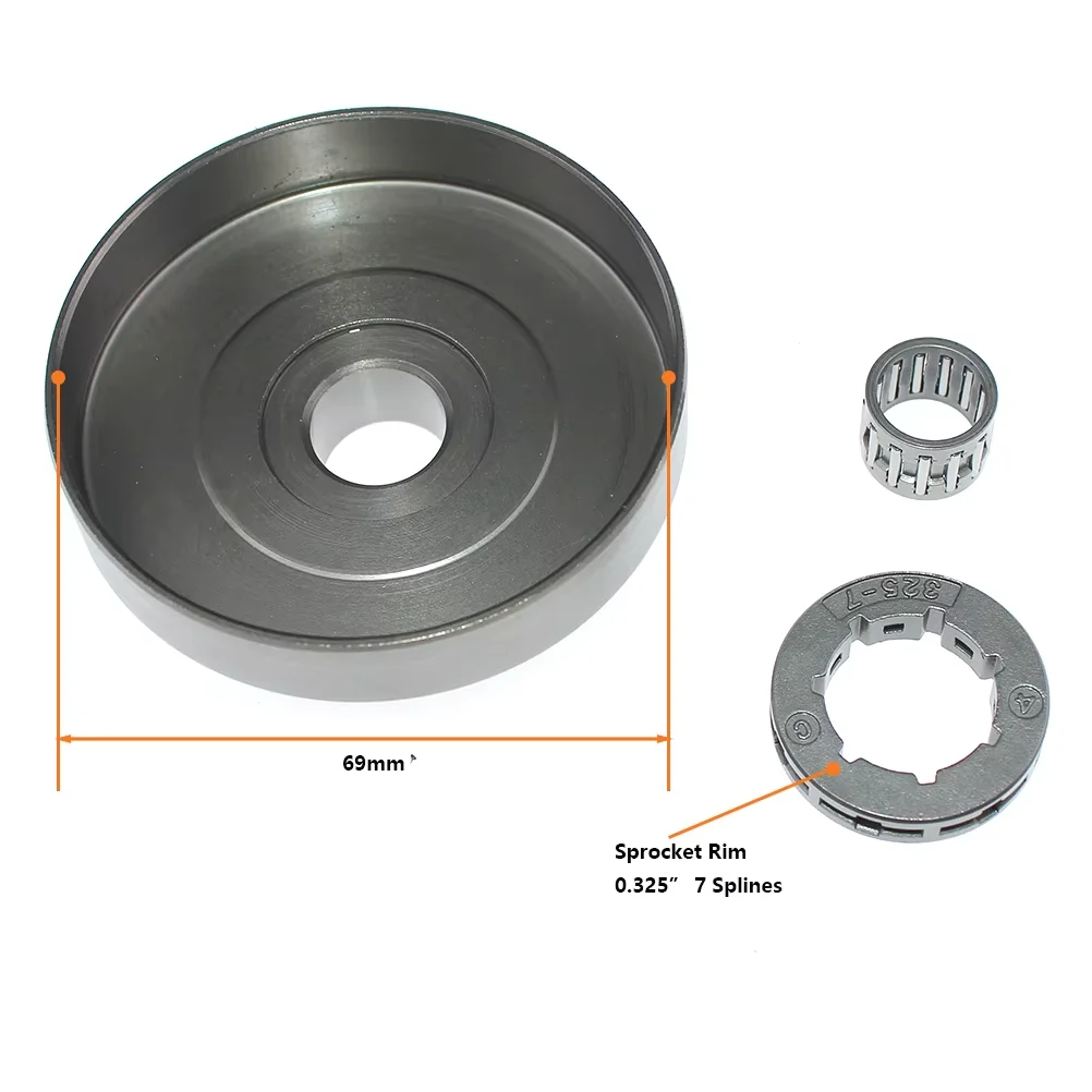 Clutch Drum Rim Sprocket For Husqvarna 346XP 351 353 357 357XP 359 Jonsered 2149 2159 CS2147 CS2152 CS2153 CS2156 CS2159 G5300