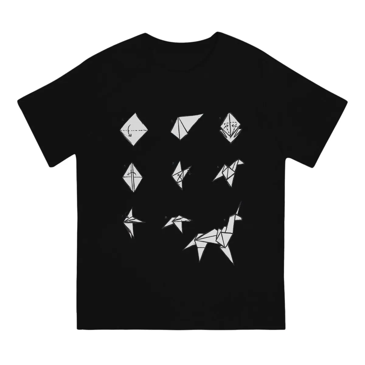 Movie Blade Runner Origami Unicorn T Shirt Grunge Men's Tees Summer Clothing Harajuku Crewneck TShirt