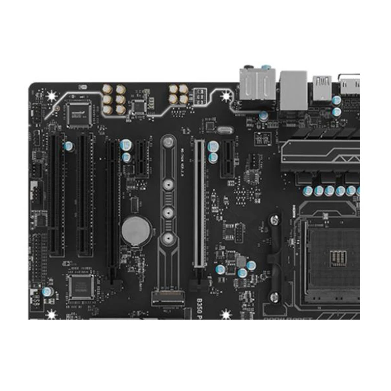 For B350 PC MATE Motherboards Socket AM4 DDR4 64GB For AMD B350 Desktop Mainboard SATA III USB3.0