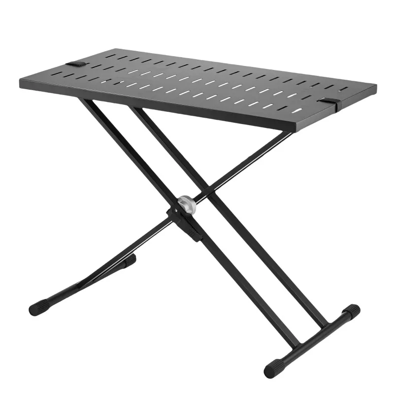 Foldable Double X Braced Stand Portable Tabletop DJ Laptop Controller Keyboard Mixer Stand 32x20 Inch