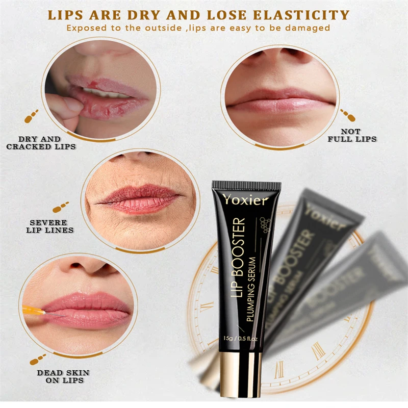 Lip Plump Serum Collagen Plump Enhancer Essence Repair Lip Line aumenta l\'elasticità grassoccia idratante nutre la cura delle labbra Sexy