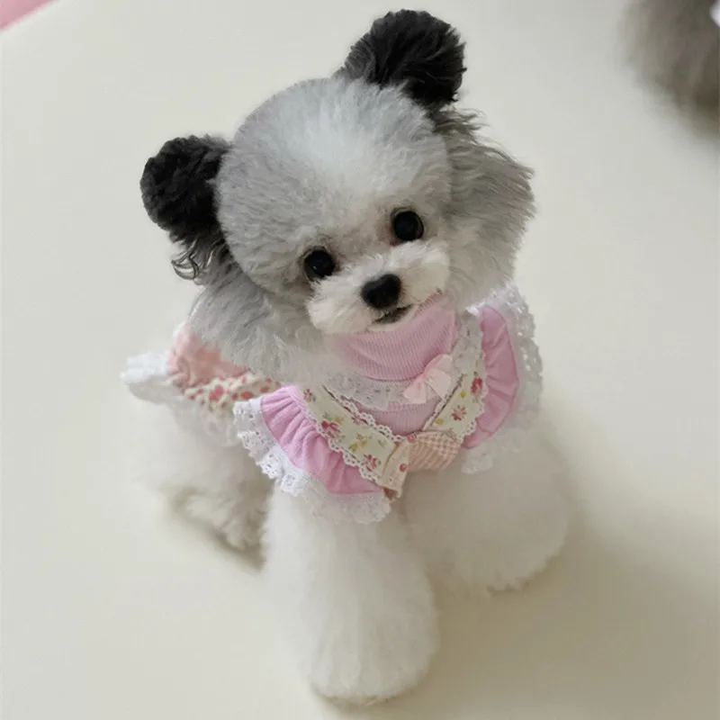 New Dog Clothes Summer Spring Dog Dress Cat Puppy Dresses Yorkshire Pomeranian Shih Tzu Maltese Poodle Bichon Pet Clothing Skirt