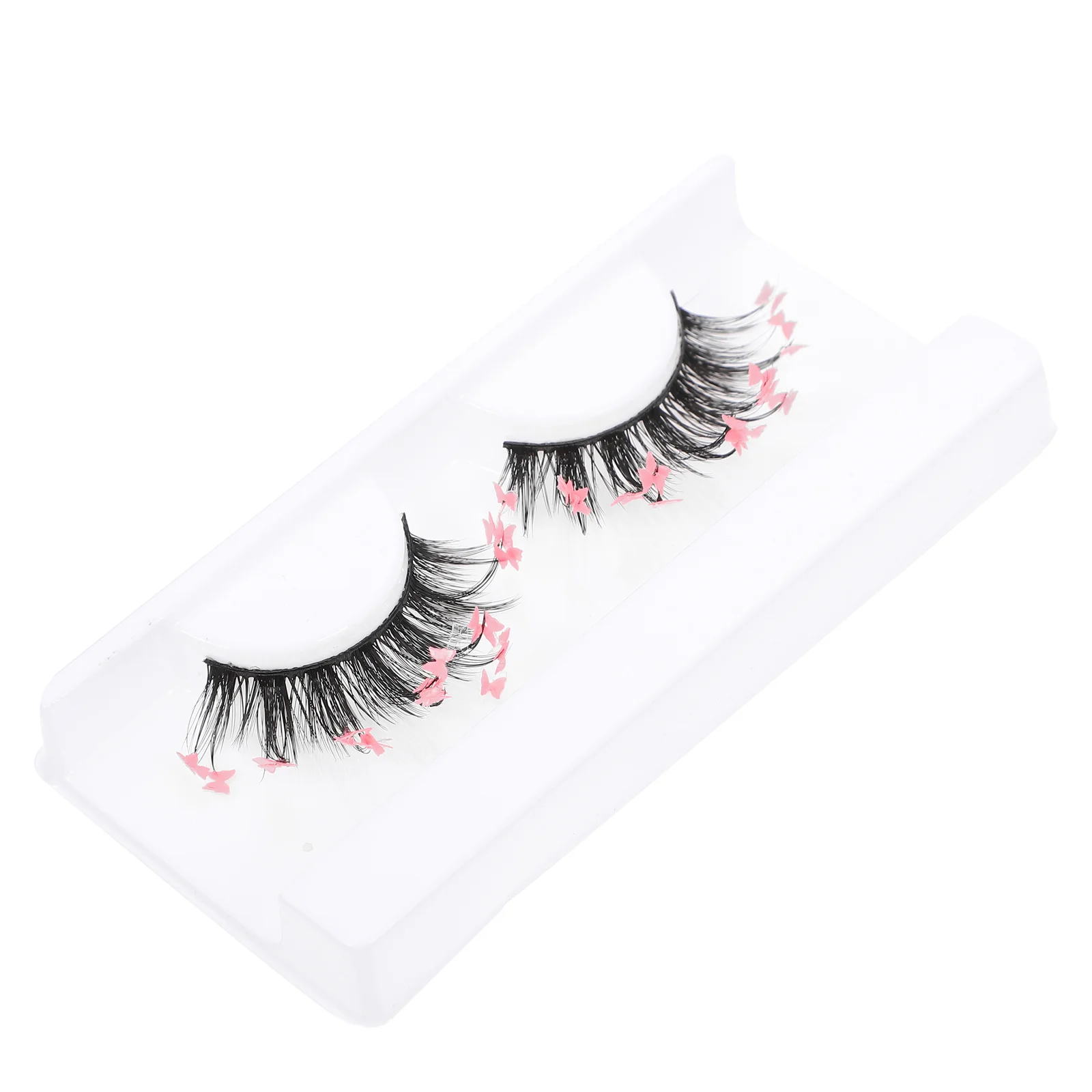 1Pair Long False Eyelashes Natural Fake Lash Extensions for Women Party Date Makeup False Lashes Fake Lashes