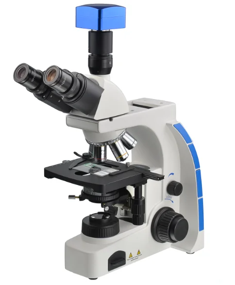 Microscópio óptico digital, dispositivo do laboratório, binocular, Microscopio Trinocular, alta qualidade