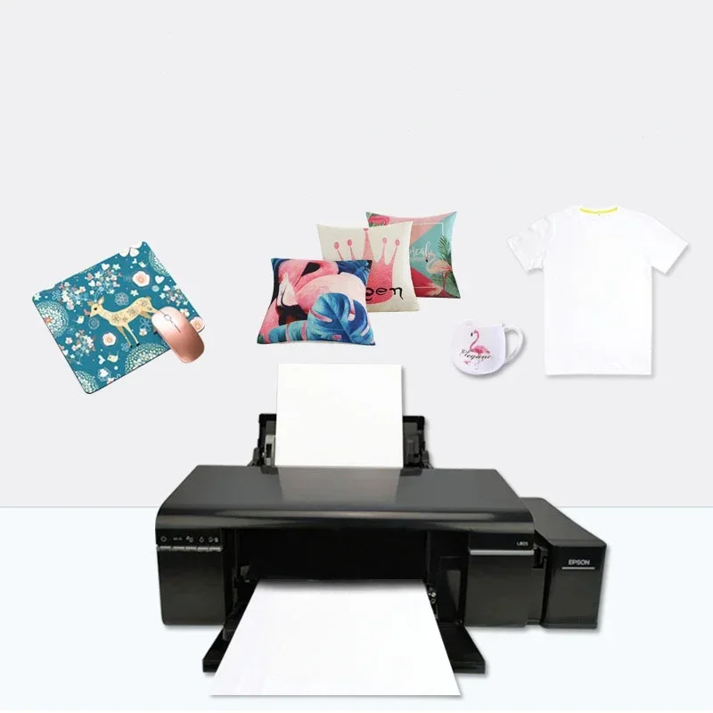 Four-color or six-color L8058 sublimation flat-panel inkjet printer for thermal transfer printing