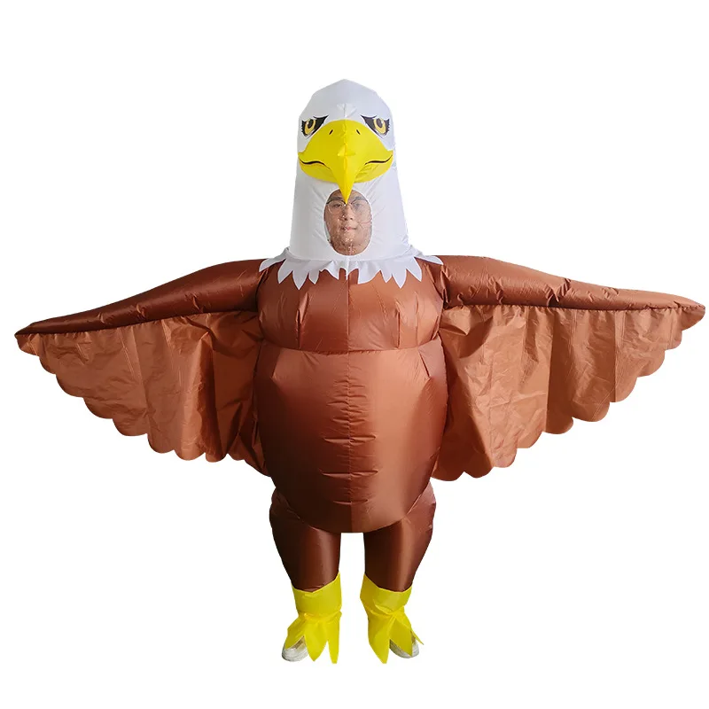 The Eagle Inflatable Costumes Cartoon Animal Blow Up Clothes Halloween Party Cosplay Costume Funny Performance Props view 5
