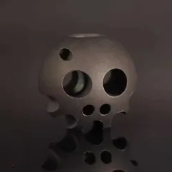 1 Piece Titanium Alloy  Skull Pendant