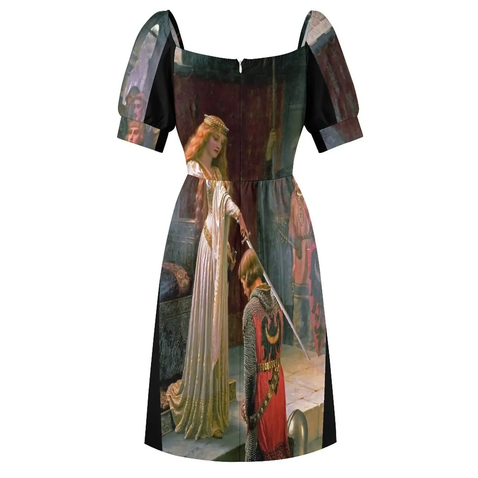 The Accolade - Edmund Blair Leighton Sleeveless Dress cute dress elegant guest wedding dress