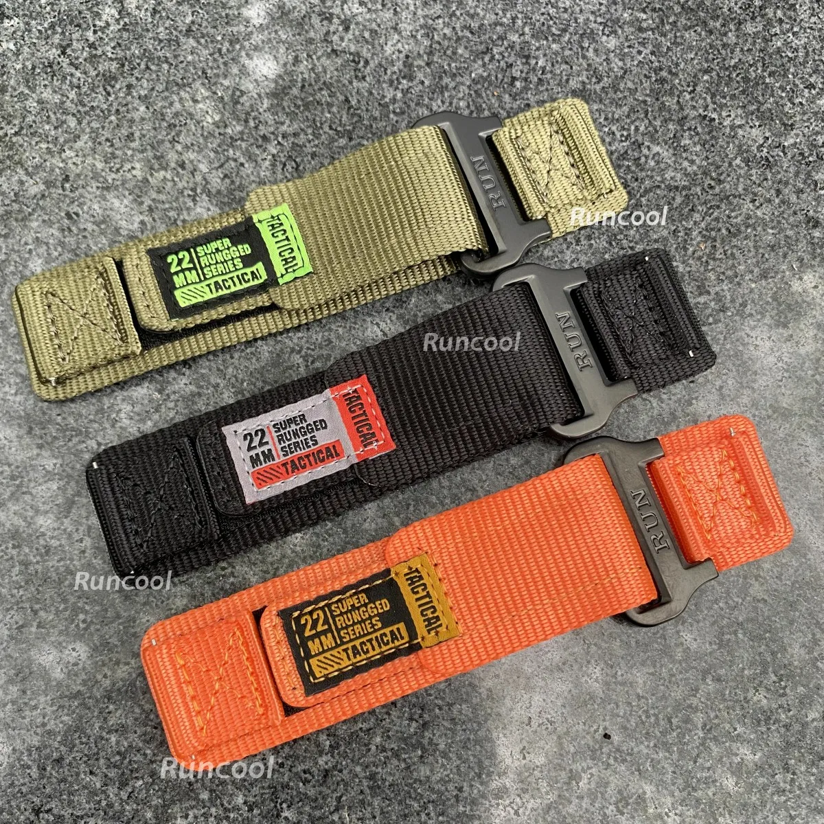 Runcool 20 22 мм нейлоновый ремешок для Huawei GT 2 Pro 46 мм 42 быстросъемный ремешок для Samsung Galaxy garmin Huami Instinct Series