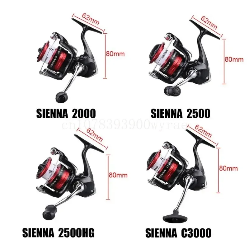 Imagem -03 - Spinning Fishing Reels Original 1000 2000 2500 3000 4000 Carretel de Pesca de Água Salgada Acessórios