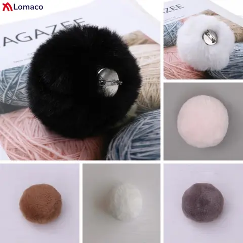 Cute Bunny Girl Cosplay Props Plush Bunny Tail White Black Gray Pink Brown Rabbit Tail Ball Accessory for Maid Costume