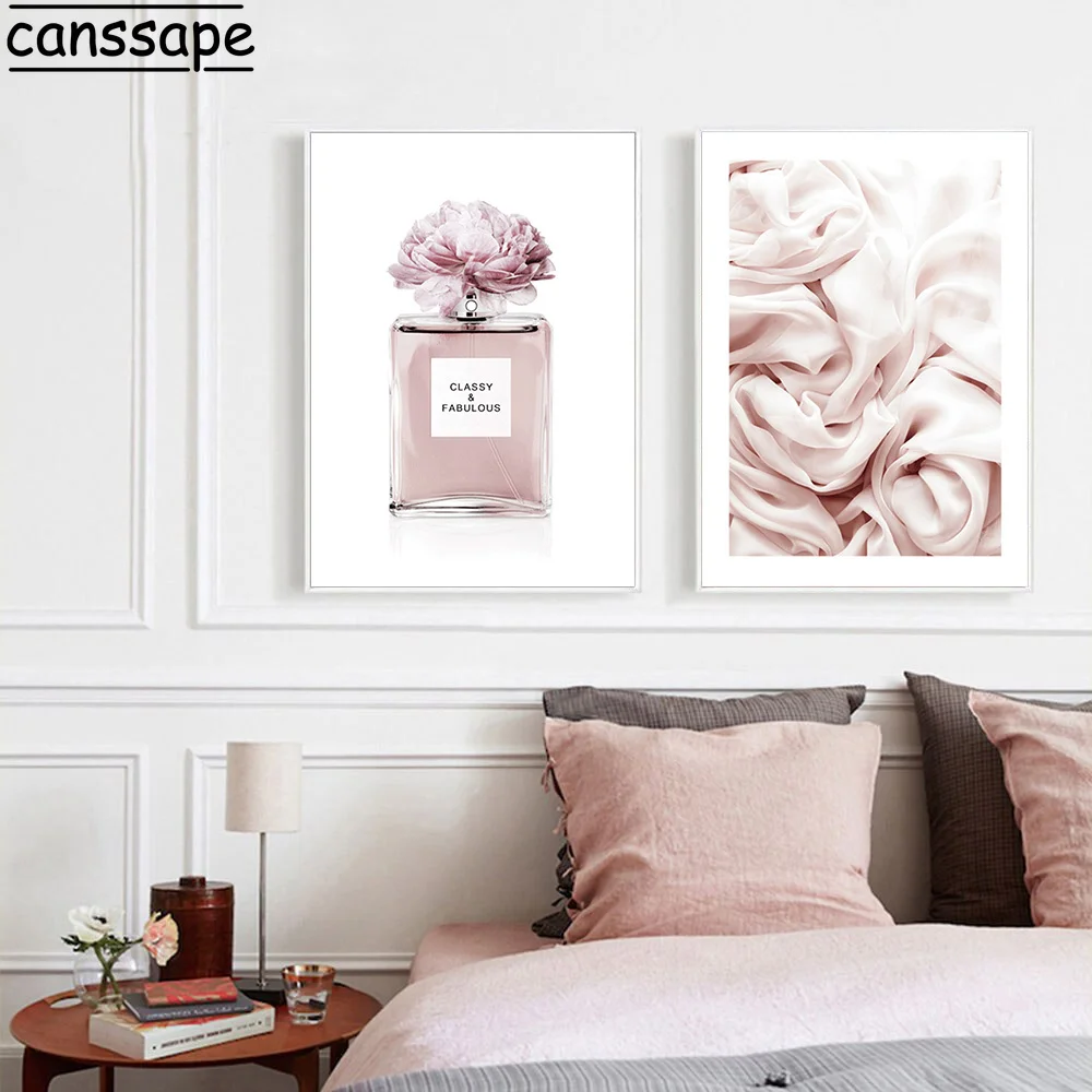 Perfume Bottle Poster Beauty Shop Posters Nordic Print Modern Canvas Painting Fashion Wall Art Pictures For Living Room Decor