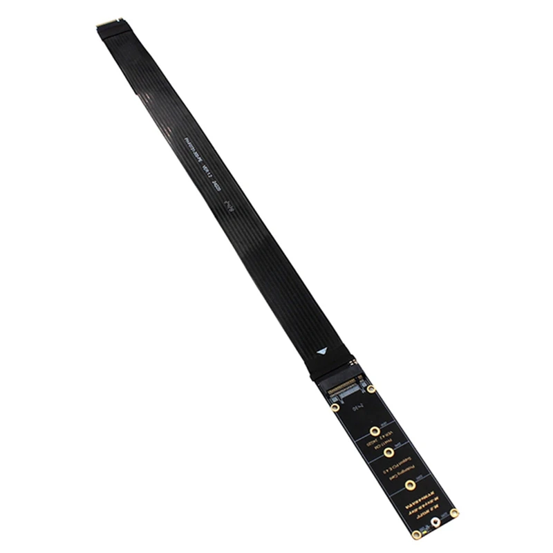 Dual Protocol PCIE4.0 M.2 M Key NVME Extension Cable Riser Card For 2230 2242 2260 2280 M.2 PCI-E / M2 NGFF SATA SSD