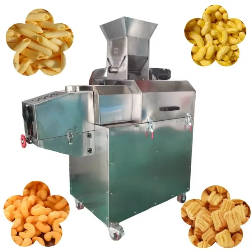 Machine Maize Puffed Maker Rice Puff Machine Stainless Steel Corn Puff Making Machines Snack Food Extrusion Rice Extruder