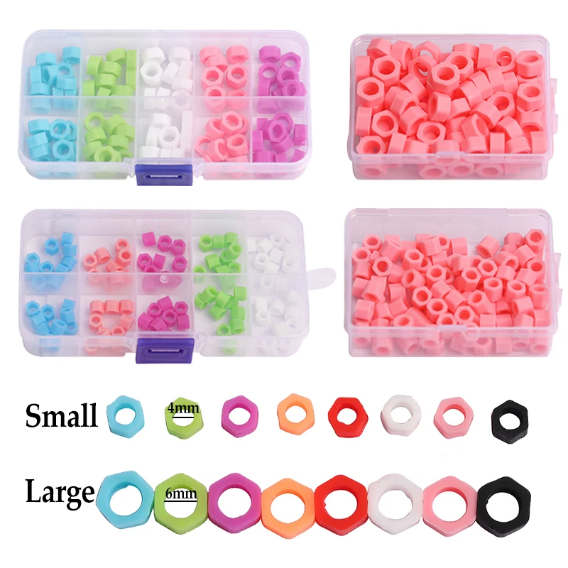 100Pcs/box Dental Color Silicone Code Ring Identification Circle Orthodontic Instrument Dentist Oral Care Material Autoclavable