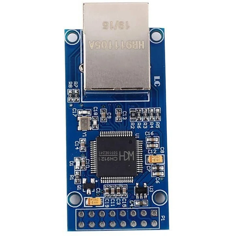 Hot Selling-CH9121 Serial Port Ethernet Network Module UART To RJ45 Converter DC 3.3V 5V STM32 TCP/IP Network Module,CH9121 Seri