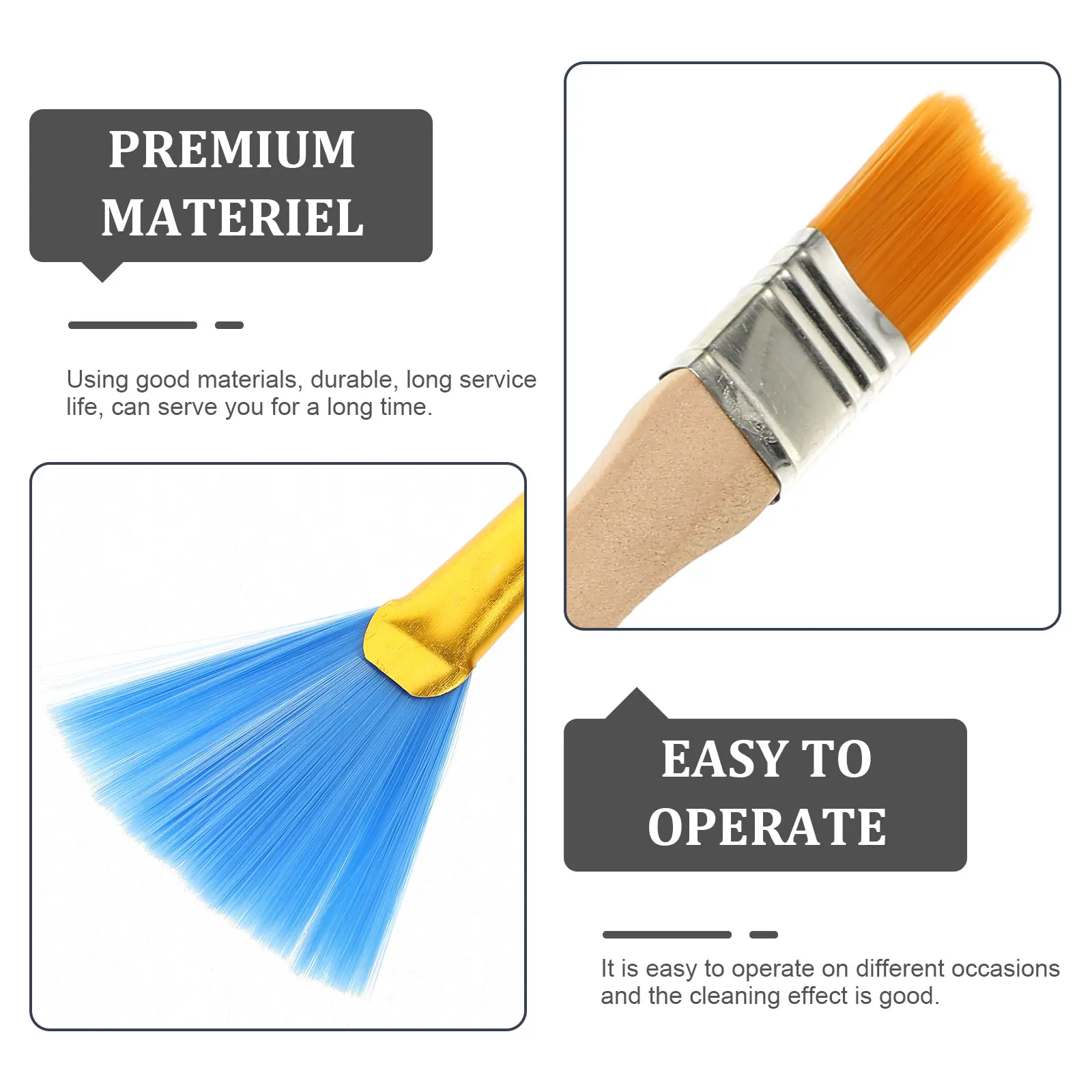 

Keyboard Cleaning Brush Anti-Static Dust Removal For Computer Fan Laptop Gap Portable Electronic Accessories Dust Cleaner