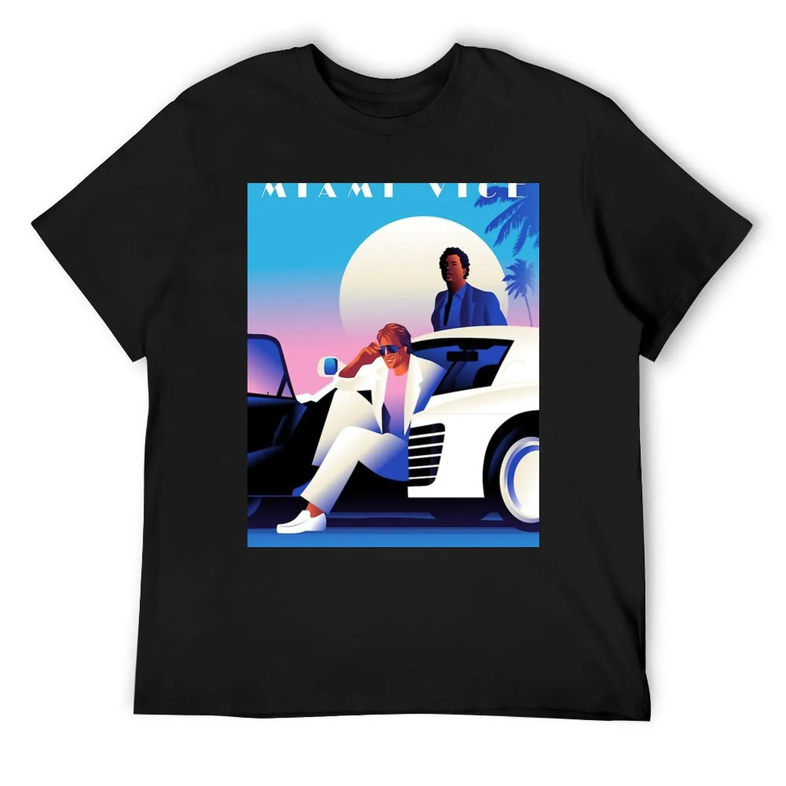 

Miami Vice T-Shirt Man t-shirt graphics rapper graphic tees slim fit t shirts for men