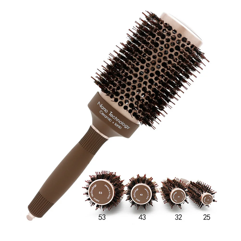 Barber Styling Comb Womens Hair Brush Quiff Roller Hairbrush Dryer Curly Combs for