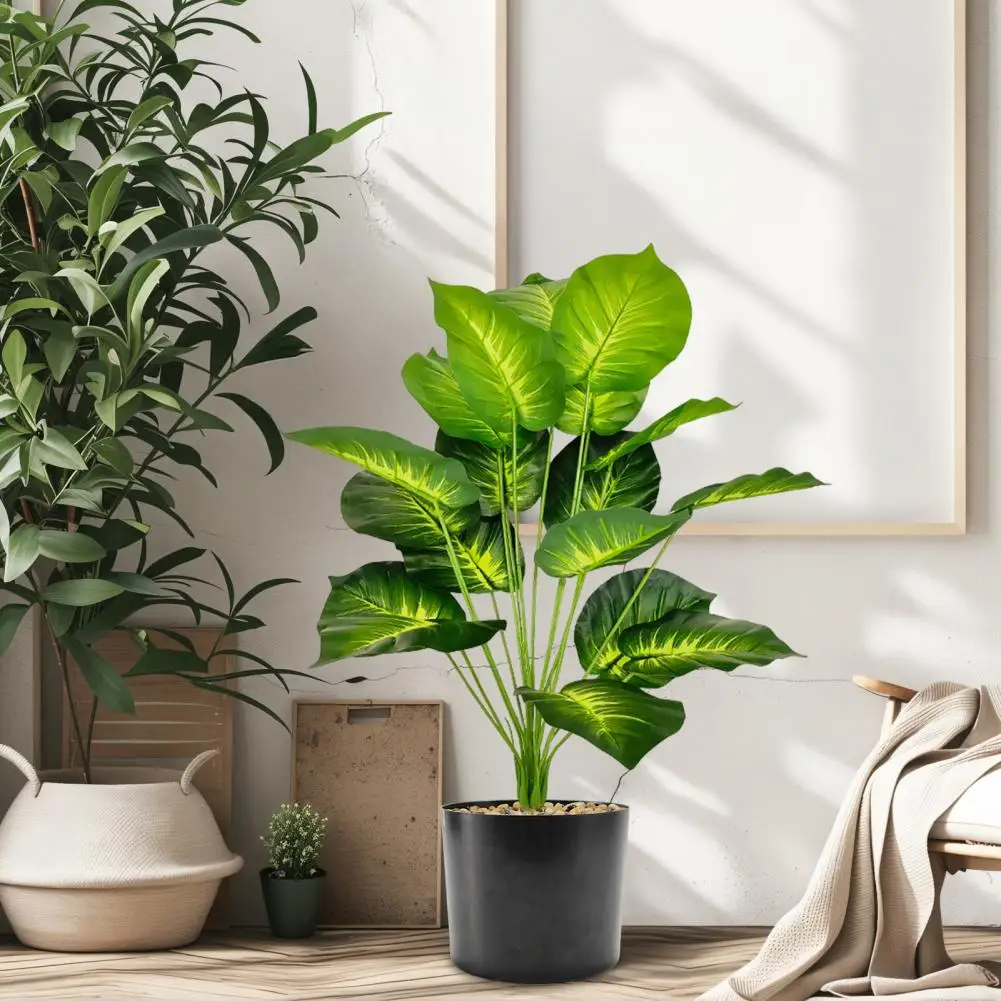 

Plant Display Artificial Greenery Plants for Home Office Decor Indoor Floor Standing Faux Potted Plants Spaces Fake Green Plants