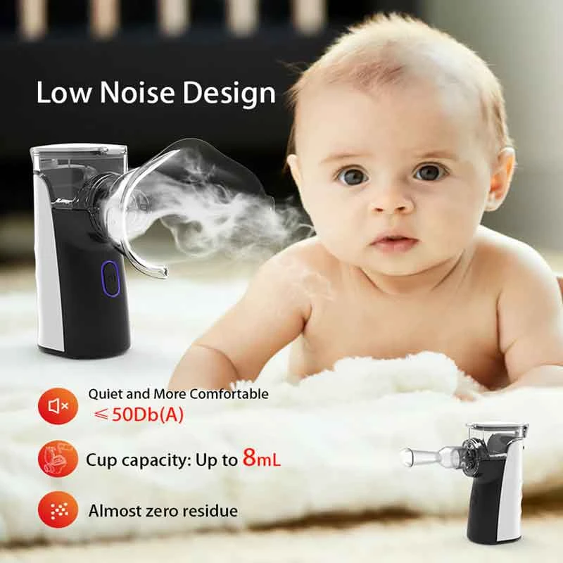 medical Portable silent nebulizer Handheld inhaler inhalator for children adult Atomizer nebulizador mesh nebulizadores asthma