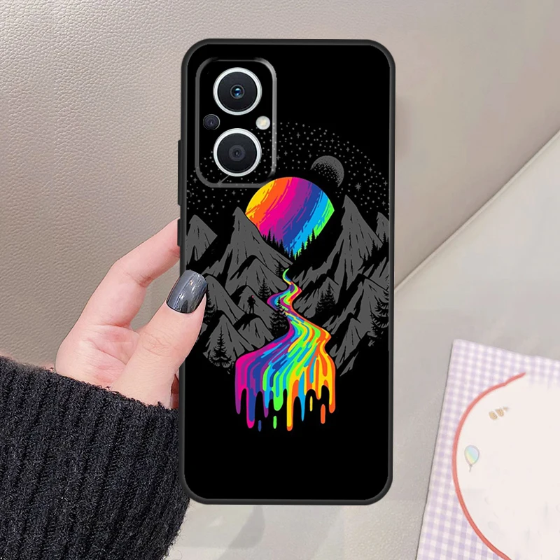 Cosmic River For OPPO Reno 4Z 2Z 5Z 8T 4 5 6 7 8 Lite Case For OPPO Find X5 X2 X3 Lite Neo X6 Pro Cover