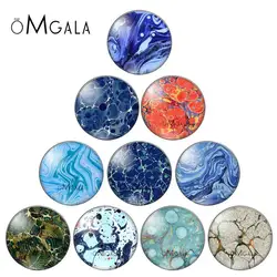 Blue Color Acrylic Texture 10mm/12mm/14mm/16mm/18mm/20mm/25mm Round photo glass cabochon demo flat back Making findings
