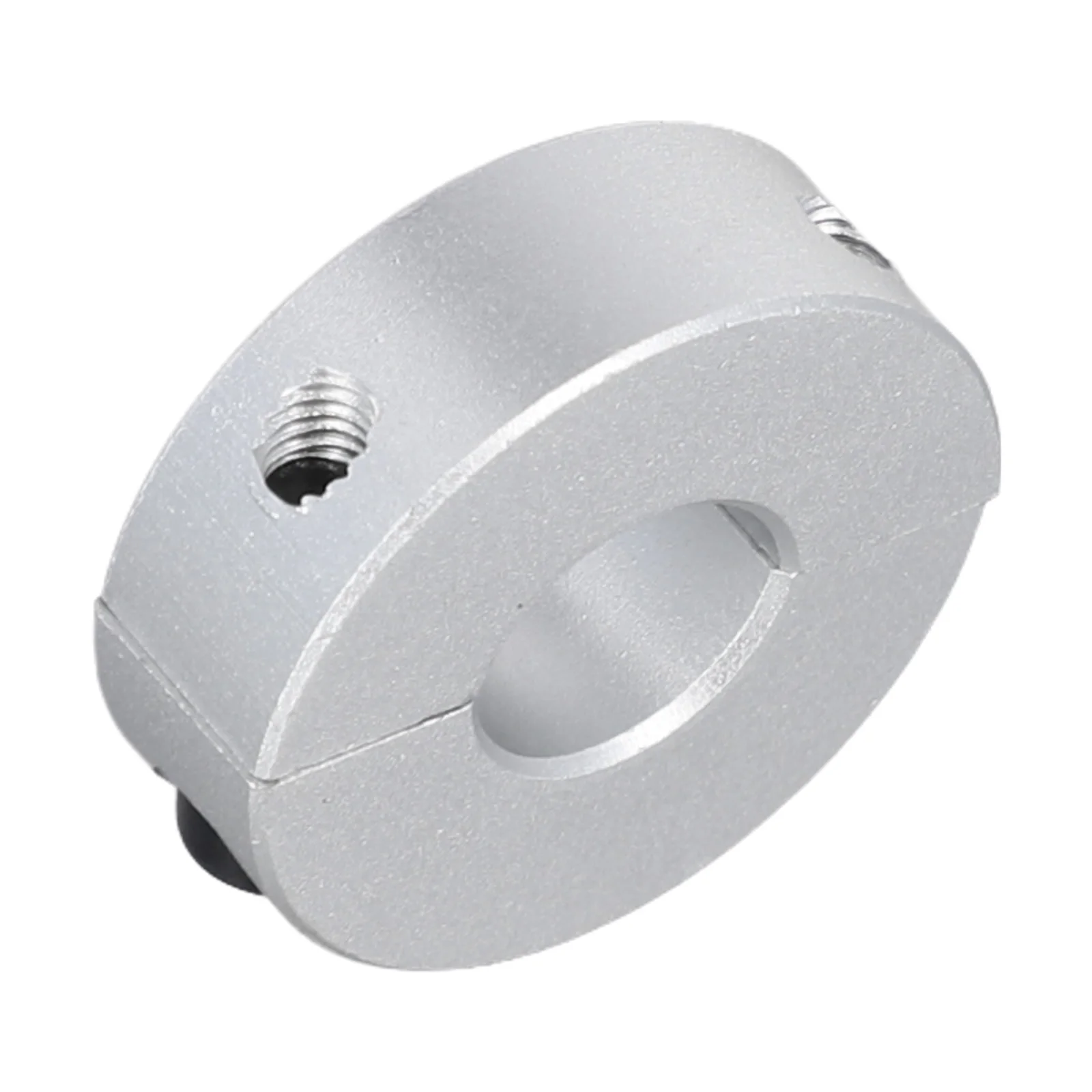 Aluminum Alloy Clamp Collar Double Split Design Shaft Collar Clamp Silver Finish Sizes 12mm to 38mm Inside Diameter