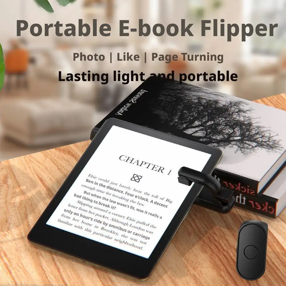 Portable EBook Page Turner For Kindle Page Turner Auto Remote Page Turning Controller Reading Photo Capture Turning Tool