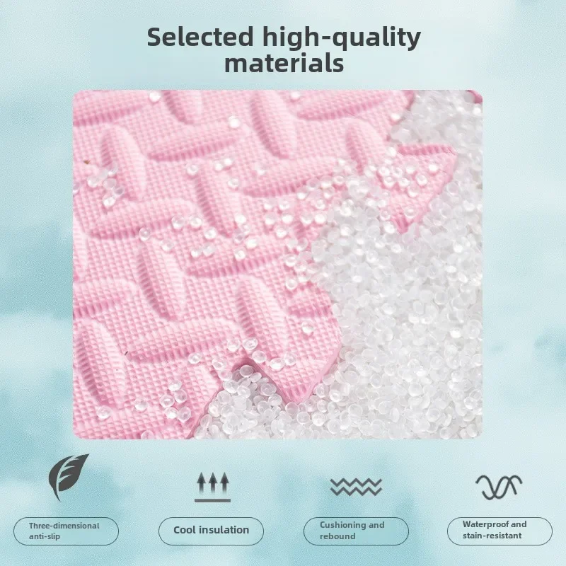 Baby Interlocking Play Pad EVA Foam Patchwork Mat Soft Thick Children's Sports Rug Suitable for The Sports Area Toddler Room
