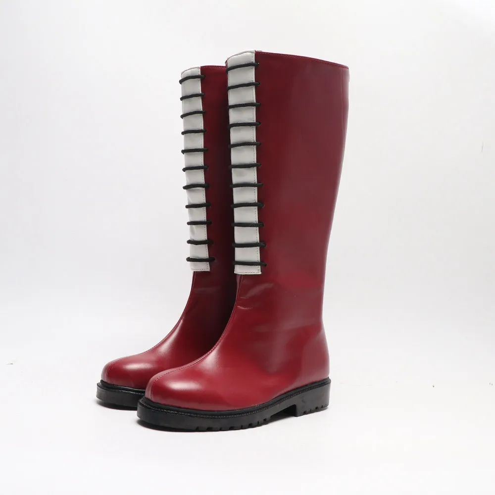 Anime Alluka Zoldyck Cosplay Shoes Boots Hunter X Hunters Props PU Leather Shoes Halloween Carnival Boots Custom Made