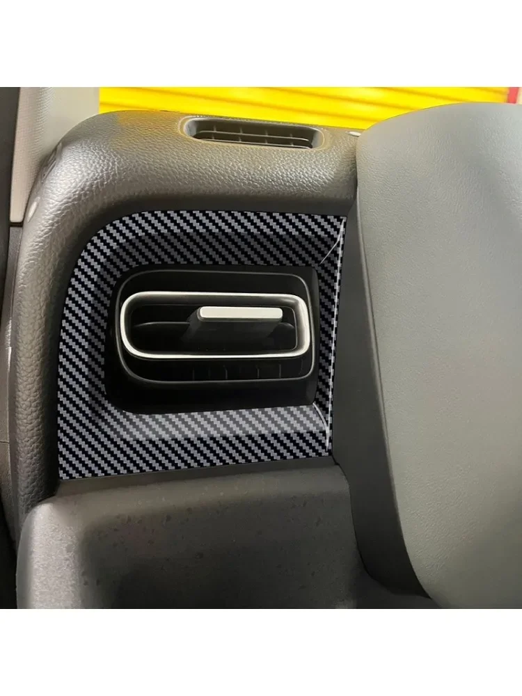 For Honda FREED AIR/CROSSTAR 2024 ABS black center air conditions outlet cover side AC vent cover sticker interior accessories