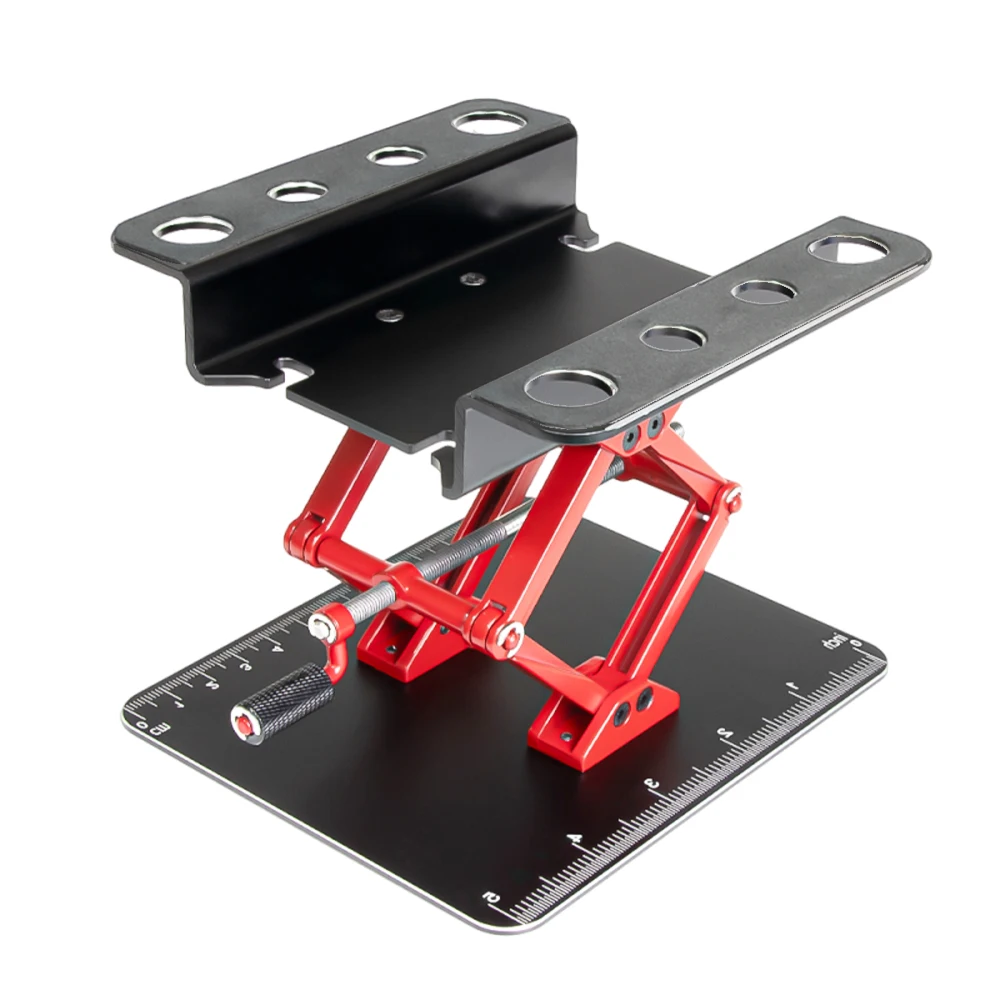 Soporte de reparación de automóviles 9IMOD RC, estación de trabajo de Metal, plataforma de montaje, elevación de elevación, herramienta de Hobby portátil para coche trepador de control remoto 1/10