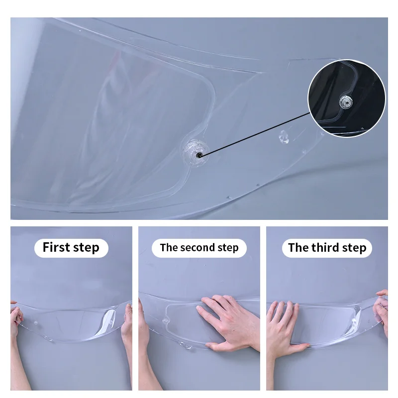 Motorcycle Helmet Visor Anti Fog Film Moto Helmet X14 Visor Helmets Lens Film for SHOEI X14 CW-1 CWR-1 CNS-1 CNS-3 CWRF CWF1 - view 6