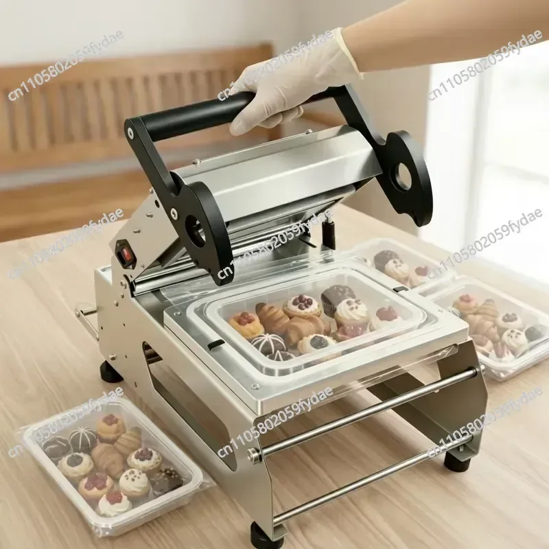 The Hand-pressed Cling Film Sealing Machine Is Suitable for Manual Heat Sealing Equipment for 30*22cm Lunch Box Trays