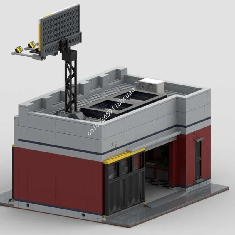 927pcs MOC Tuning Workshop Gemodulared Model Bouwstenen Speelgoed Architectuur Monteren Kerstcadeau DIY Creatieve Baksteen Kinderen