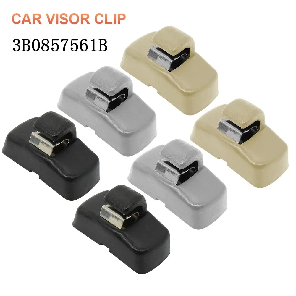 

2 шт. зажим для солнцезащитного козырька для Skoda Fabia Amarok Beetle Bora вариант Passat Lupo Syncro Sharan Golf Touran Caddy Eos Gol автомобильные аксессуары