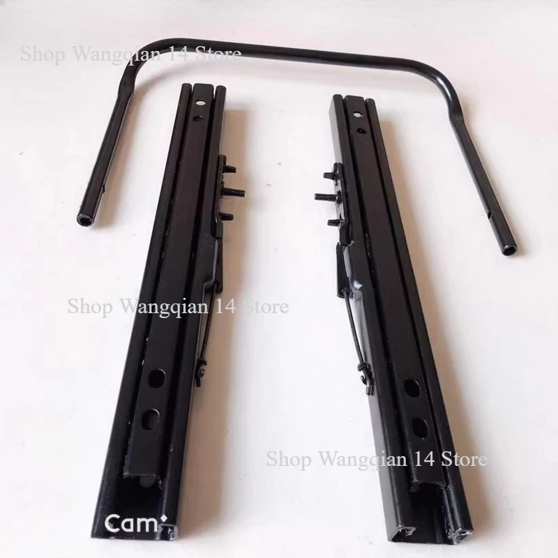 Car seat double lock slide rail modification and addition suitable for business vehicles vans sedans
