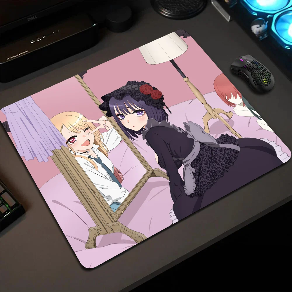 

Marin Kitagawa My Dress Up Darling Anime Girl Mousepad Small LockEdge Mouse Pad For Gamers Computer Desk Pad Anti-slip Rubber